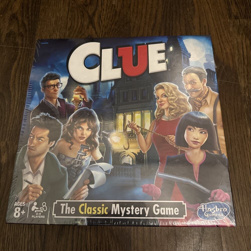 NEW/SEALED Hasbro Clue The Classic Mystery Board Game - A5826079